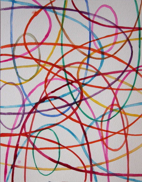 Graciela Hasper, Sin Titulo, [Untitled], 2018. Watercolor on paper, 7 1/2 x 9 7/16 in. (19.1 x 24.1 cm.)