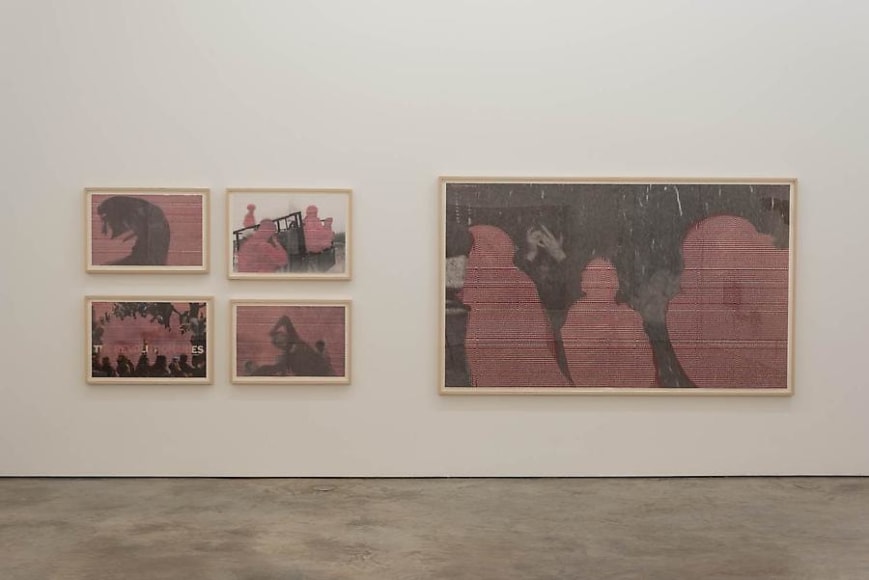 John Sparagana, installation view at Sicardi Gallery, El Cuerpo Sutil, 2014.