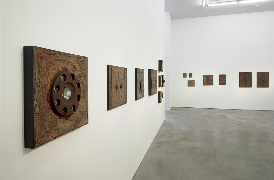 Installation view of Elsa Gramcko: The Invisible Plot of Things at Sicardi Ayers Bacino, 2022.