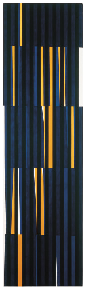 Alejandro Otero, Coloritmo 47 [Colorhythm 47], 1960-1971. Duco on wood, 78 11/16 x 22 in.