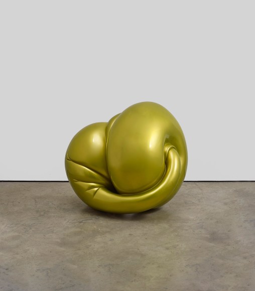 Thomas Glassford, Autogol. Fiberglass, automotive paint, 26 x 35 7/16 x 27 3/16 in. (66 x 90 x 69.1 cm.)