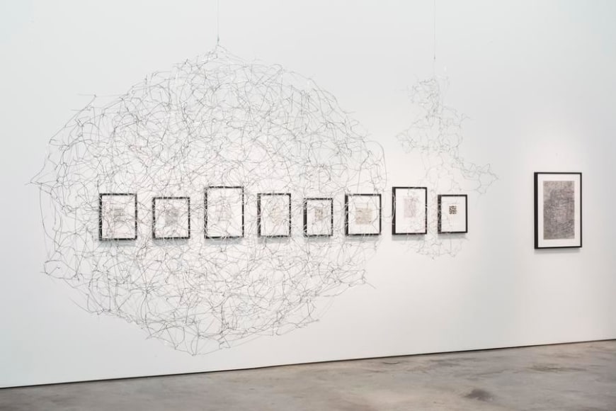 Le&oacute;n Ferrari, To Write, Installation view, 2015.