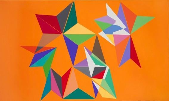 Graciela Hasper, Sin Titulo, 2012. Acrylic on canvas, 43 in. x 75 in.