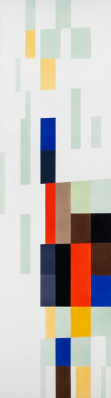 Alejandro Otero, Tabl&oacute;n 32 [Plank 32], 1988. Industrial enamel on wood, 78 11/16 x 21 5/8 in. (200 x 55 cm.)