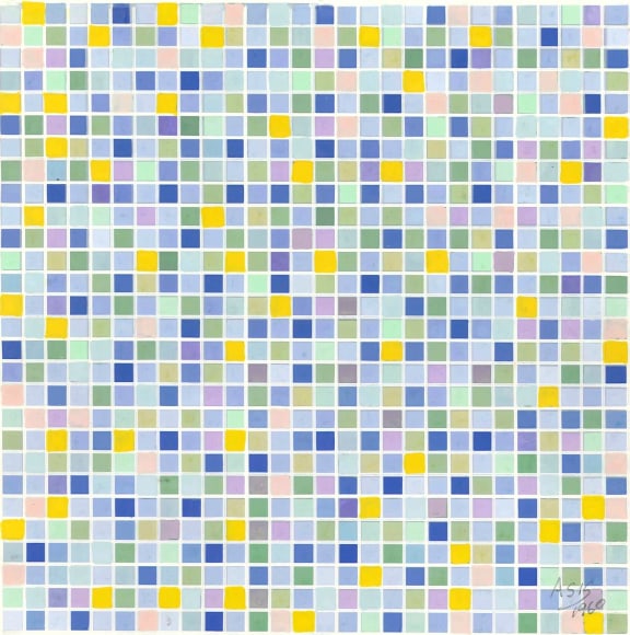 Antonio Asis, Untitled, 1960, Gouache on paper, 8 7/8 x 6 7/8 in. (22.5 x 17.5 cm.)