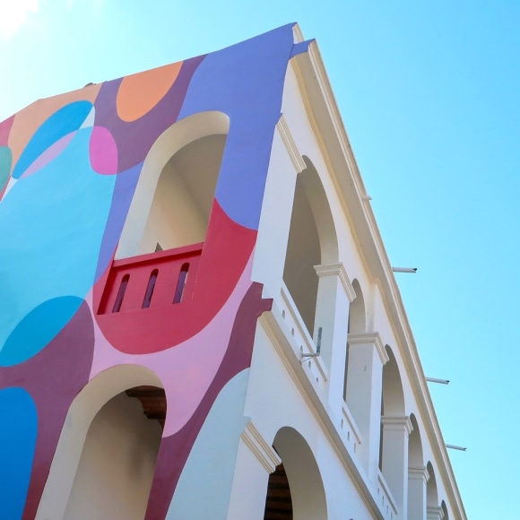 &nbsp;, Graciela Hasper,&nbsp;Untitled, 2020. Paint on wall.&nbsp;30 x&nbsp;37 ft.&nbsp;XXI Bienal Internacional De Arte De Santa Cruz De La Sierra, Santa Cruz, Bolivia.&nbsp;