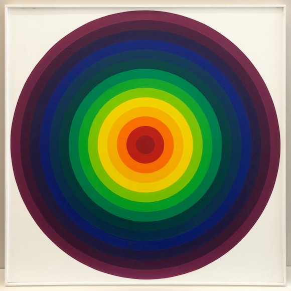 Julio Le Parc, Serie 14 No. 11, 1971. Acrylic on canvas, 47 3/16 x 47 3/16 in. (120 x 120 cm.)