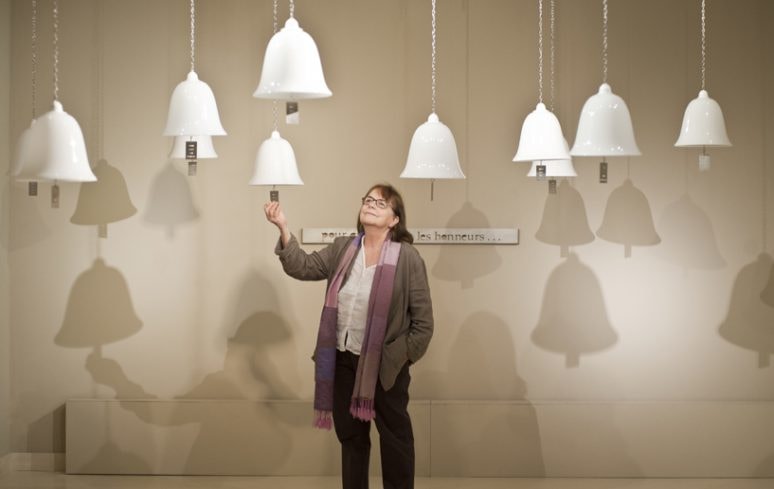 Marie Orensanz at her solo exhibition ...a path to share..., Sicardi | Ayers Bacino, 2015