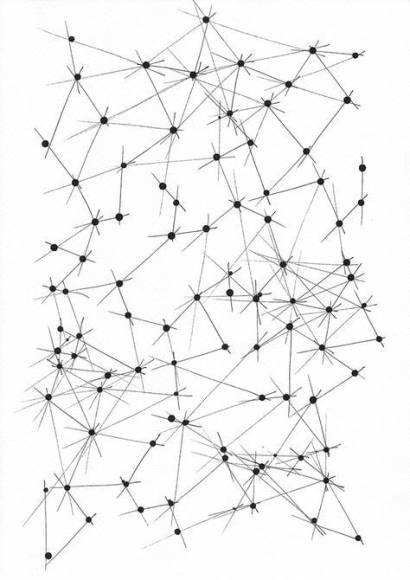 Magdalena Fern&aacute;ndez, 5d007, April, 2007. Indian ink on paper, 11 5/8 x 8 1/4 in.