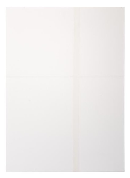 Mariano Dal Verme, Untitled from the series Fade In: Solids, 2013. Lemon juice on paper, 9 3/4 in. x 13 1/2 in.