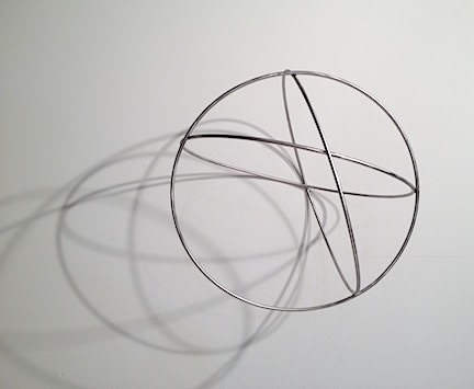 S&eacute;rvulo Esmeraldo, Volume Edition of 3, 2009/2013. Stainless Steel, 26&rdquo; &oslash;