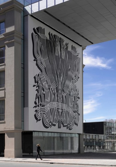 Pablo Siquier,&nbsp;0810, 2008,&nbsp;Painted aluminium,&nbsp;45.9 x 42.7 ft.&nbsp;Los Molinos Building, Faena Group,&nbsp;Buenos Aires, Argentina