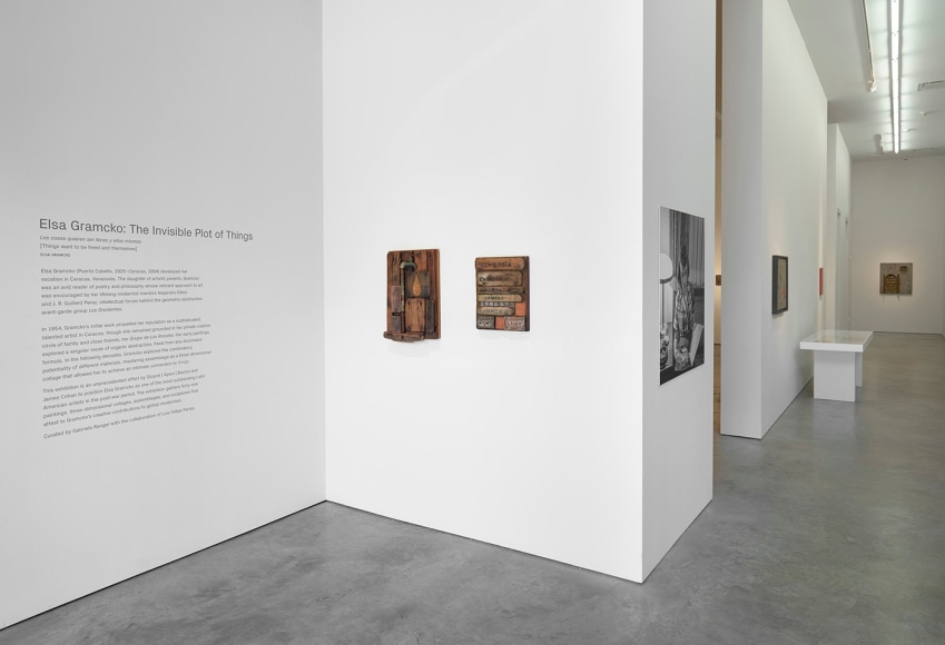 Installation view of&nbsp;Elsa Gramcko: The Invisible Plot of Things&nbsp;at Sicardi Ayers Bacino, 2022.