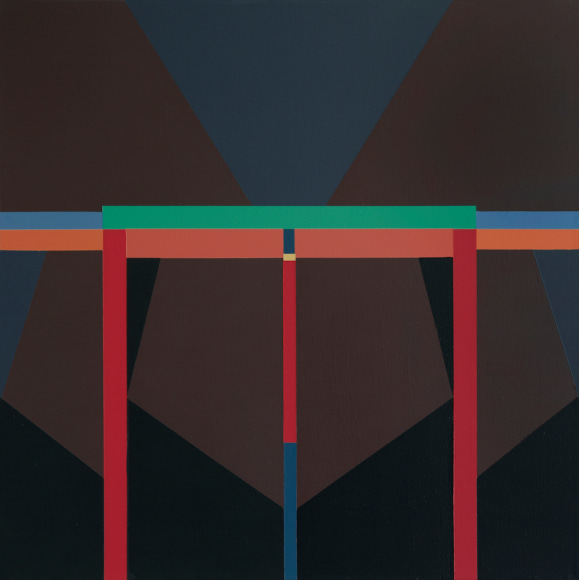 Fanny San&iacute;n,&nbsp;Acrylic No. 2, 2008,&nbsp;2008,&nbsp;Acrylic on canvas,&nbsp;20 x 20 in. (50.8 x 50.8 cm.)