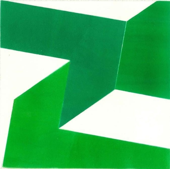 Manuel Espinosa, Untitled, c. 1970. Lithographic ink on paper, 7 7/8 in. x 7 3/4 in.