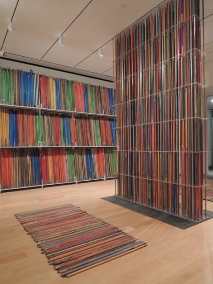 Thomas Glassford installation at M&eacute;xico Inside Out: Themes in Art Since 1990 curated by Andrea Karnes, The Modern Art Museum of Fort Worth, 2013.