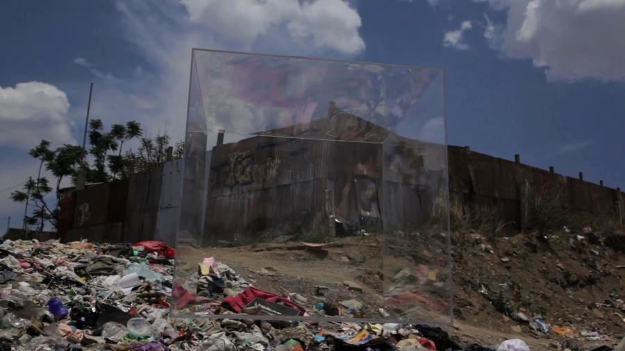 Miguel Angel R&iacute;os, THE GHOST OF MODERNITY Lixiviados&nbsp;(Ed. of 6 + 2 AP), 2012. Video with sound, One channel wall projection, Video: 5:03 min