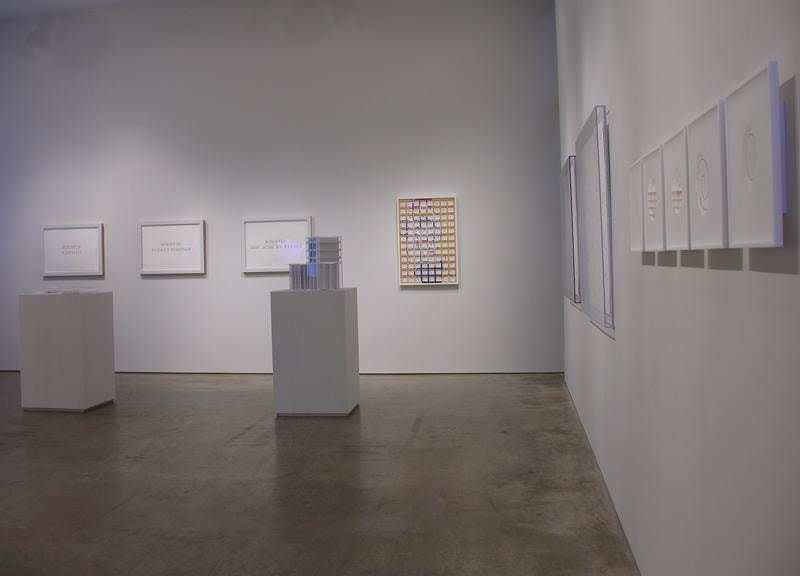 Miguel Angel Rojas, Marco Maggi, Sicardi Gallery installation view, 2008