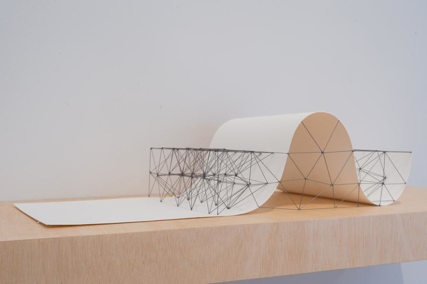 Mariano Dal Verme, Untitled, 2013. Graphite, paper, 5.1 in. x 20 in. x 9.75 in.