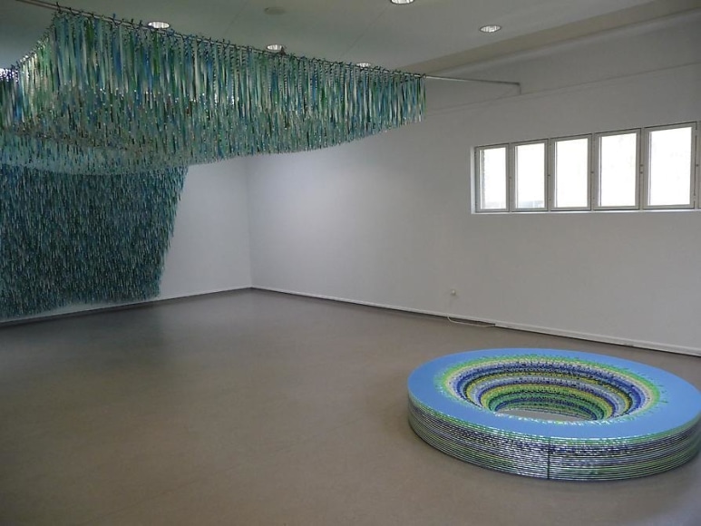 Ana Maria Tavares, Crystal Waters, 2008. Cristal, colored and mirrored perspex.