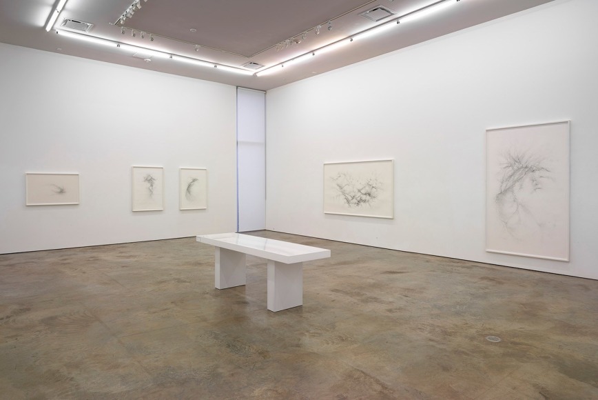 Installation view of Gustavo D&iacute;az: Confronting Silence at Sicardi | Ayers | Bacino, 2022.
