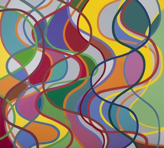 Graciela Hasper, Untitled, 2011, Acrylic on canvas, 76.87&quot; x 80.7&quot;