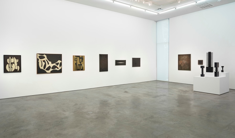 Installation view of Elsa Gramcko: The Invisible Plot of Things at Sicardi Ayers Bacino, 2022.