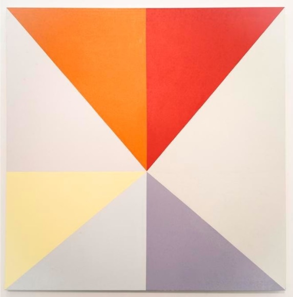 John Sparagana, Breather #11, 2017. Oil on canvas, 60 x 60 in. / 152.4 x 152.4 cm.