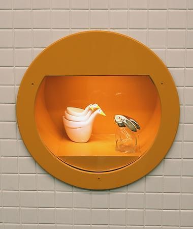 Liliana Porter, Situations with Them, 2007, Public School IS 96, New York, NY (detail)