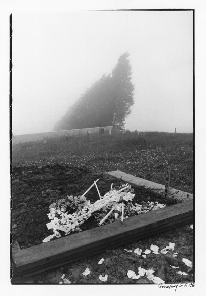 Cemetary, San Francisco. 1956, Print Date 1978