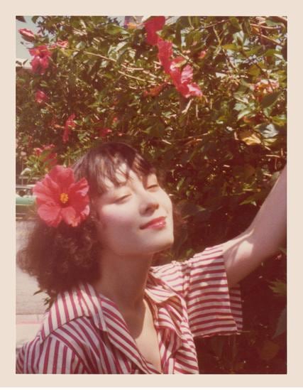 Tina Chow. 1974, 	4.5 x 3.25 inch unique vintage Kodak print