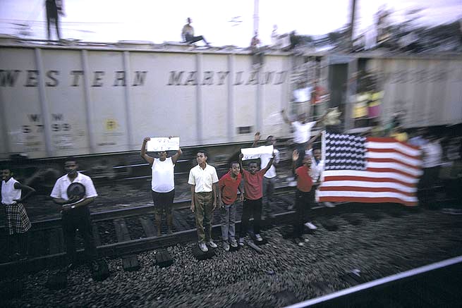 Untitled - From &quot;RFK Funeral Train&quot; 1968
