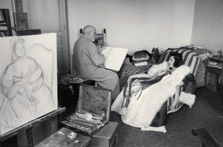 Henri Cartier-Bresson, 	Henri Matisse. Vence. France. 1944.
