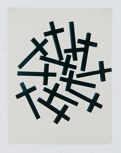 Crosses.