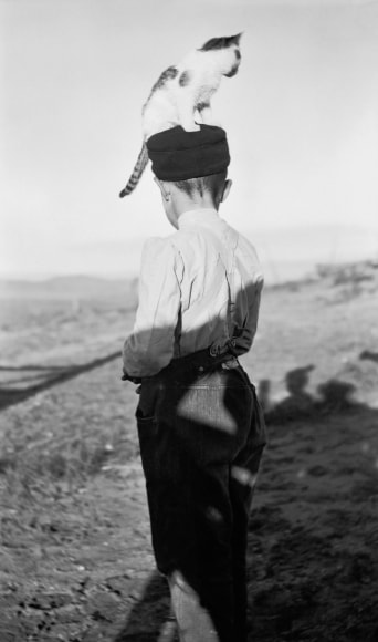 Bert Oldham Jr., 1911, 15 x 12 inch gelatin silver print from the original negative