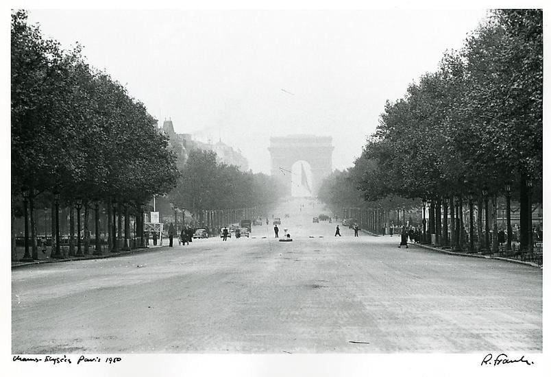 Champs-Elysee. Paris. 1950.