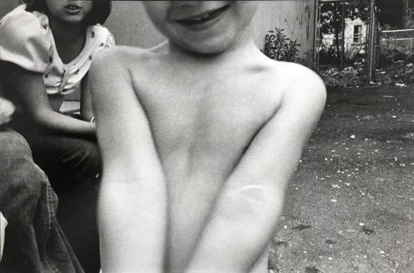 Boy Smiling with Arms Out, 1970, 	11 x 14 inch gelatin silver print