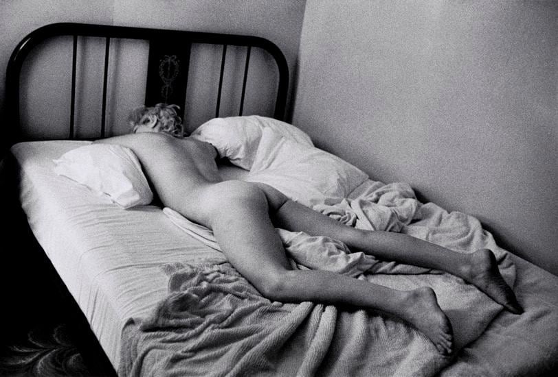Lena in the motel, Barton, VT, 1974, 	From “Carnival Strippers” 