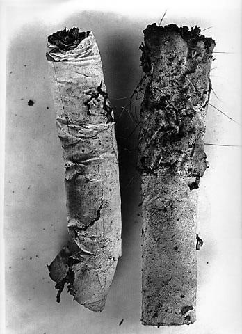 Irving Penn. Cigarette 17, New York, 1972.