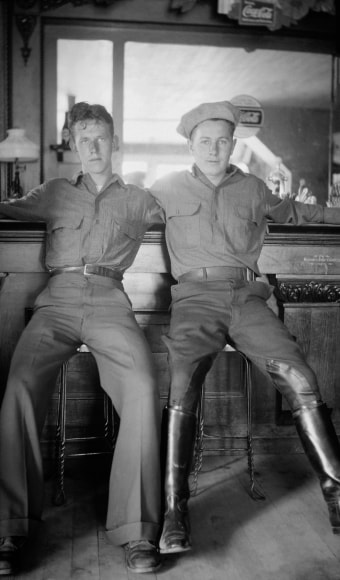 Winters and McCarthy, 1933, 15 x 12 inch gelatin silver print from the original negative