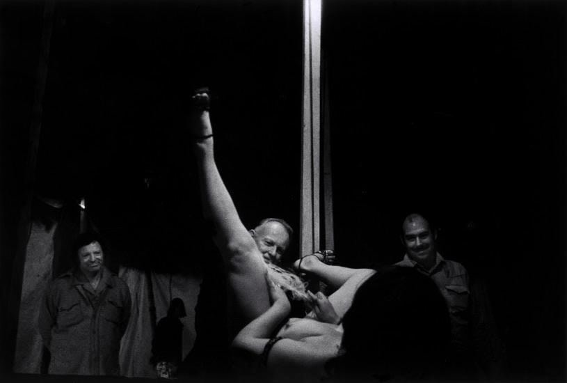Playing strong, Tunbridge, VT, 1975, 	From “Carnival Strippers” 