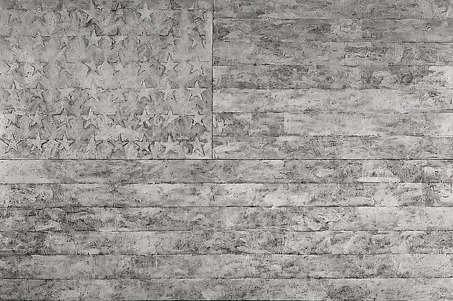 Large White Flag, Rudolph Burckhardt, 8x10 inch Silver Gelatin Print