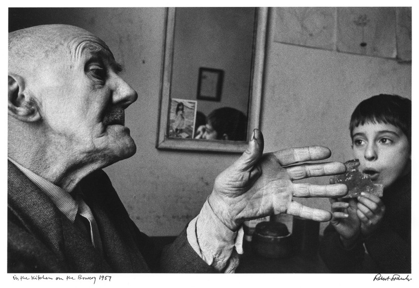 NYC, 1958 (Old Man and Pablo), Print Date 1978