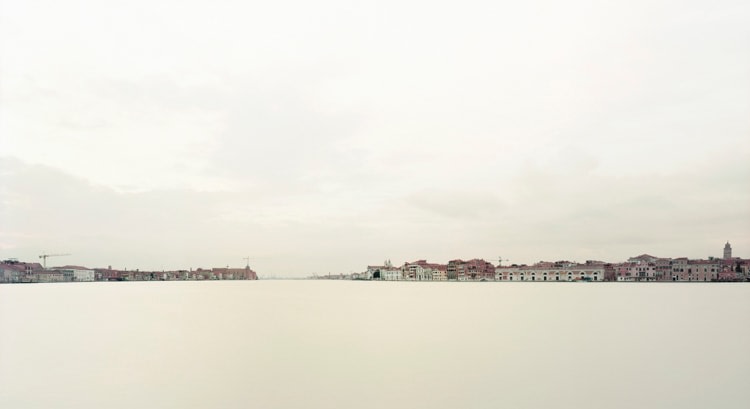 Canale della Giudecca II, Venezia, From the series Horizons, 2007, 	12 x 22" C-Print
