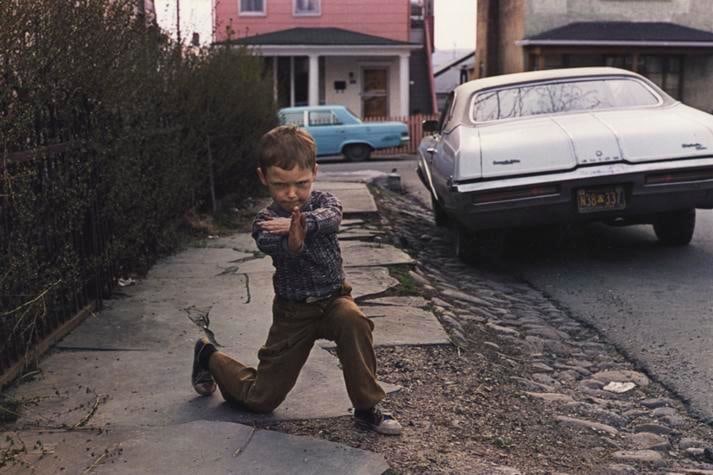 Karate Stance. Wilkes-Barre, PA. 1977.