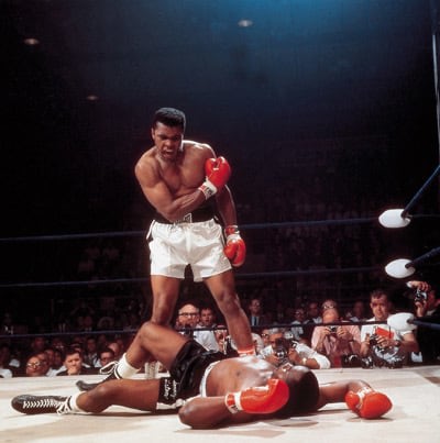 Neil Leifer. Ali - Liston.  May 25, 1965.  1965 / printed 2005.