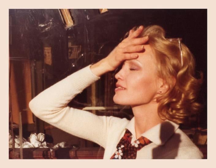 Jessica Lange. 1974, 	3.25 x 4.5 inch 4.5 x 3.25 inch unique vintage Kodak print