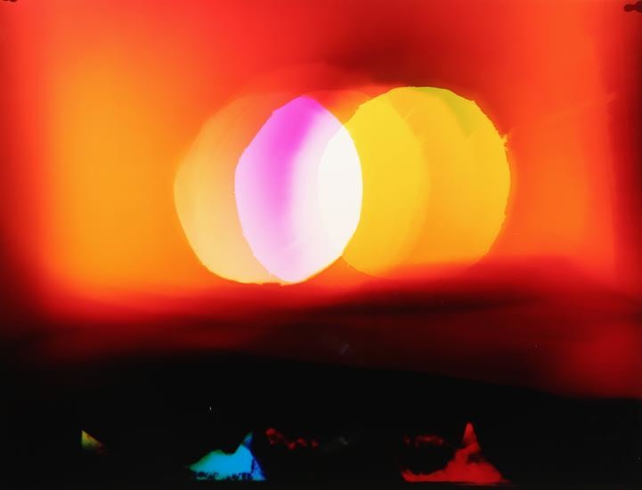 Venn Sunset over Dark Forest, 2016, 	Analog Chromogenic Photo, Unique