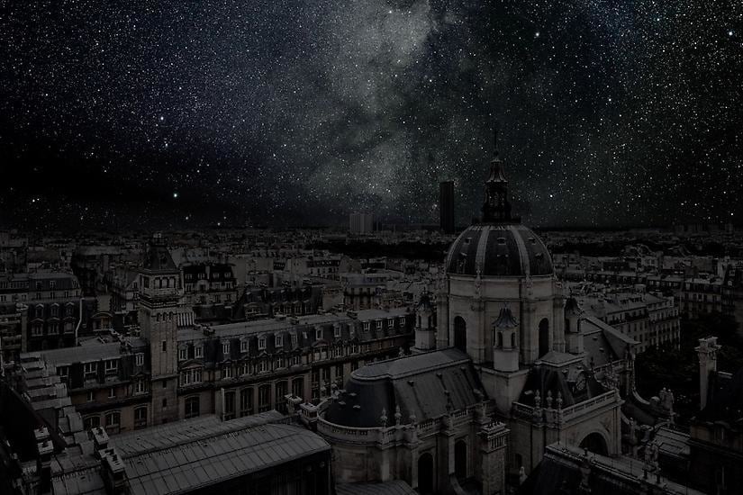 Paris 48&deg; 50&rsquo; 55&rsquo;&rsquo; N 2012-08-13 lst 22:15, 26 x 40 inch pigment print - AP after a sold out edition of 5&nbsp;