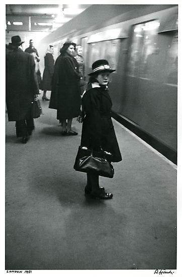 London. Schoolgirl. 1951.